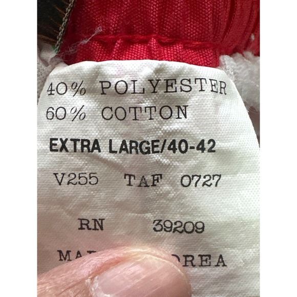 Vintage 80's Pacific Scene Striped Swim Red White Blue - Picture 6 of 16